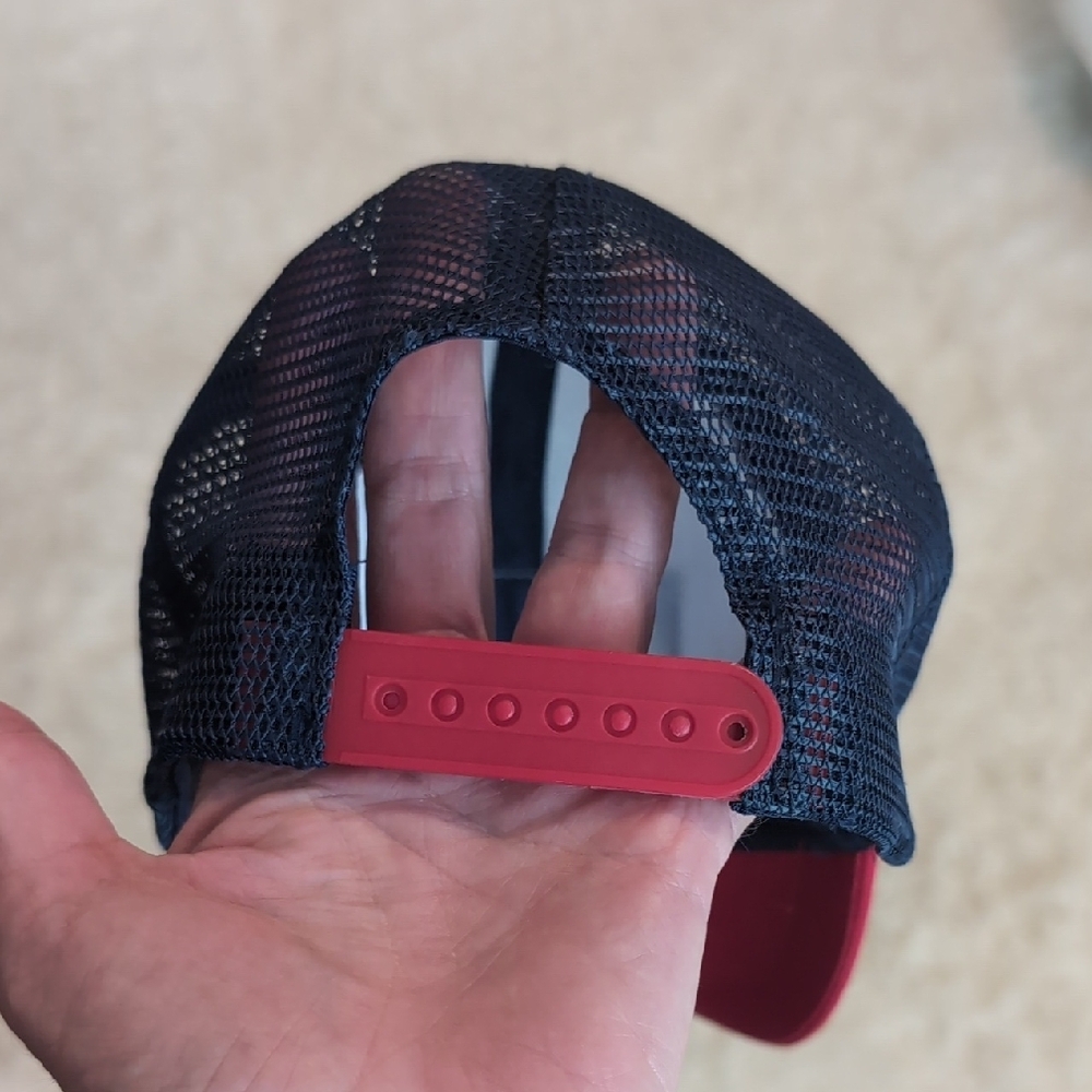 Patriotic Red And Blue Mesh Cap View 5